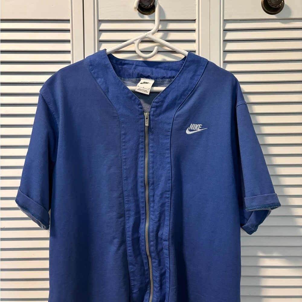 Nike Royal Blue Short Sleeve Jacket